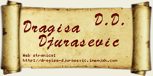 Dragiša Đurašević vizit kartica